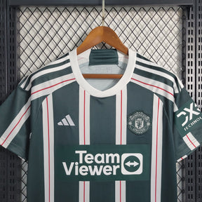 Camisa Manchester United Third 2023/24 - Adidas Torcedor Masculina - Verde/Branca