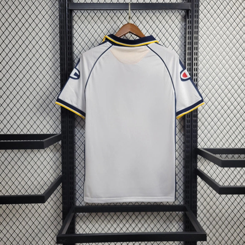 Camisa Parma Away 2003/04 - Champion Retrô Masculina - Branca/Azul