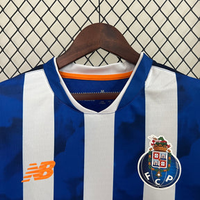 Camisa Porto Home 2024/25 - New Balace Torcedor Masculina - Azul/Branca