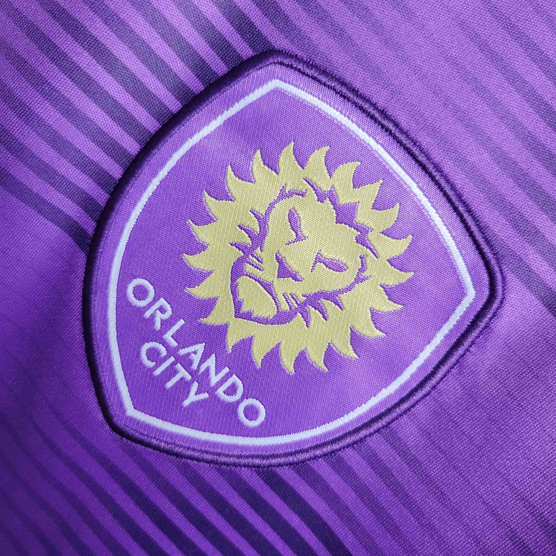 Camisa Orlando City 2023/24 - Adidas Torcedor Masculina - Roxa/Dourada