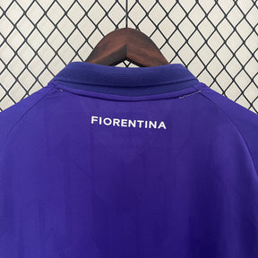 Camisa Fiorentina Home 2024/25 - Kappa Torcedor Masculina - Roxa