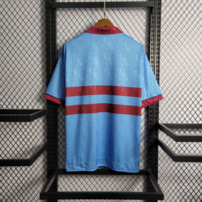 Camisa West Ham Away 1995/97 - Lotto Retrô Masculina - Azul/Bordo