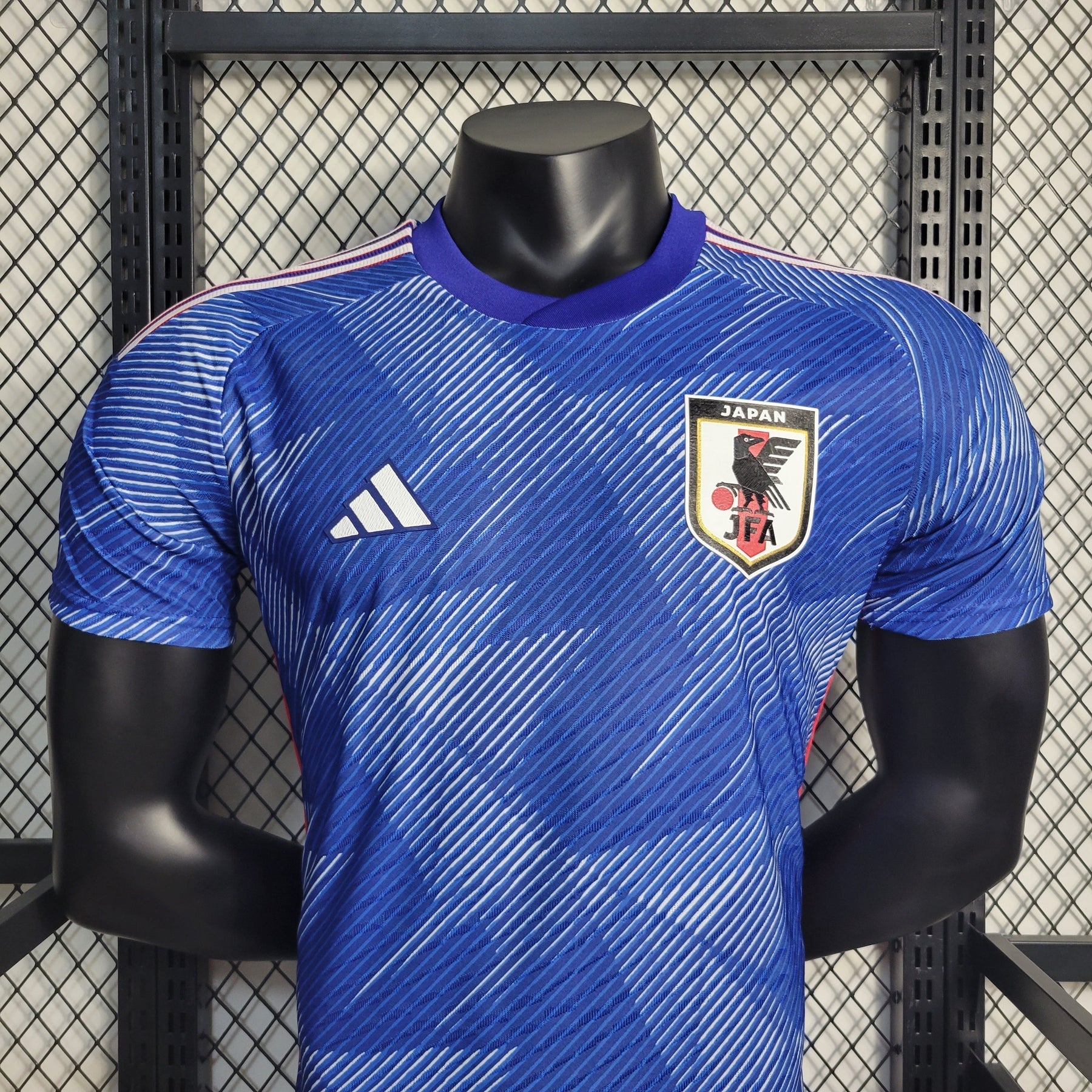 Camisa Seleção Japão Home 2022/23 - Adidas Jogador Masculina - Azul/Preta