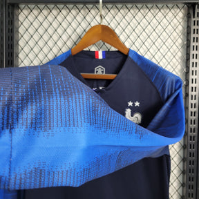 Camisa Manga Longa Seleção França Home 2018 - Nike Retrô Masculina - Azul