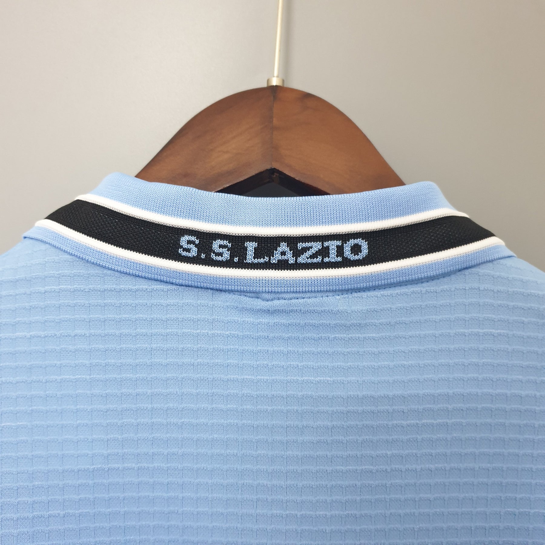 Camisa Lazio Home 1999/00 - Puma Retrô Masculina - Azul/Preta