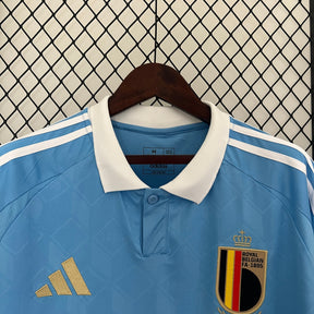 Camisa Seleção Bélgica Away 2024/25 - Adidas Torcedor Masculina - Azul/Branca