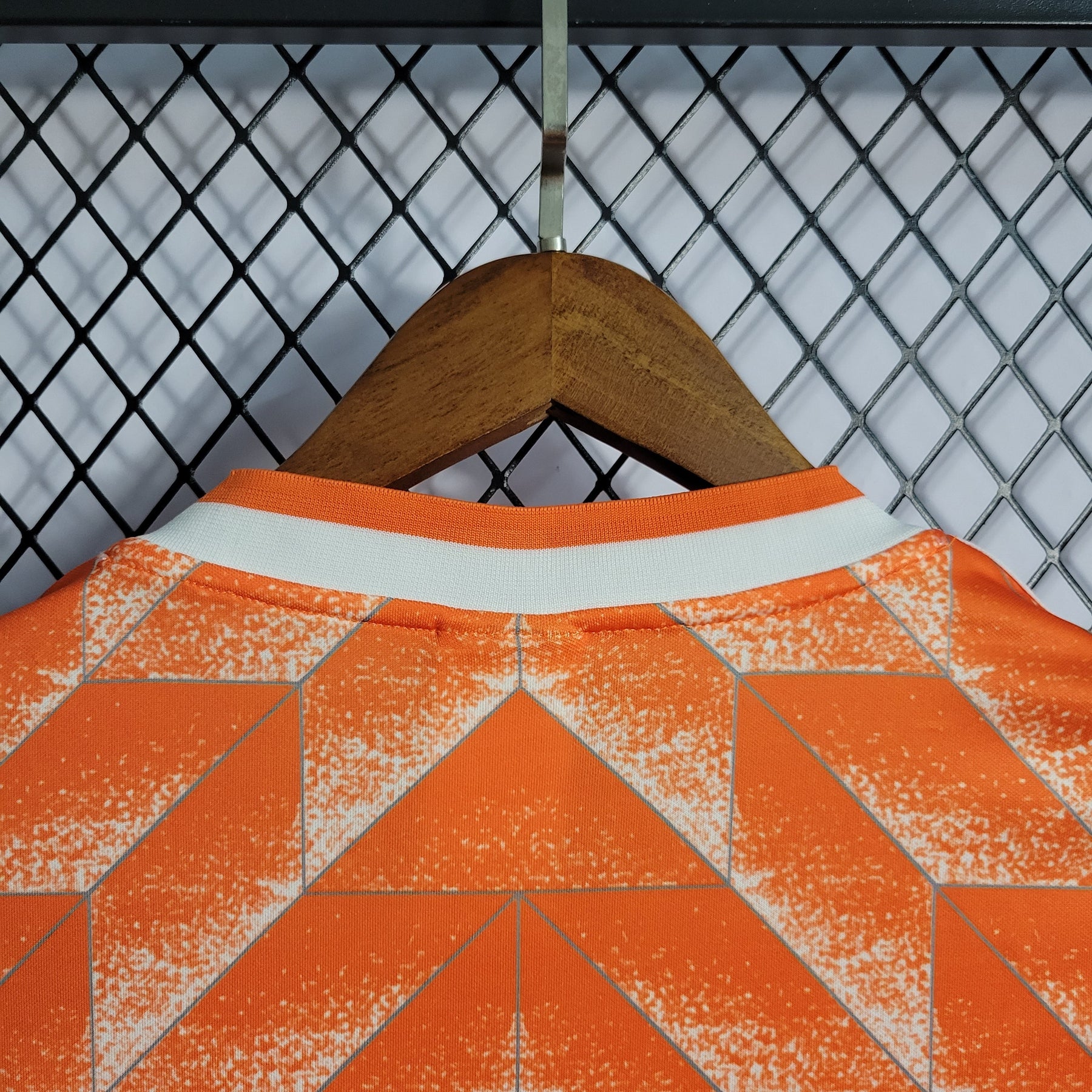 Camisa Seleção Holanda Home 1988 - Adidas Retrô Masculina - Laranja/Branca