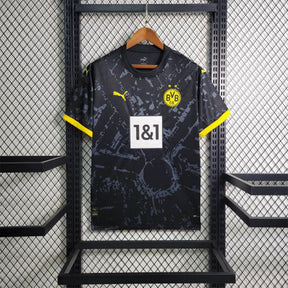 Camisa Borussia Dortmund Away 2023/24 - Puma Torcedor Masculina - Preta/Amarela