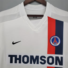 Camisa PSG Away 2002/03 - Nike Retrô Masculina - Branca/Azul