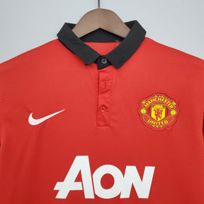 Camisa Manchester United Home 2013/14 - Nike Retrô Masculina - Vermelha