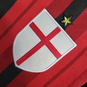 Camisa Milan Home 2014/15 - Adidas Retrô Masculina - Vermelha/Preta