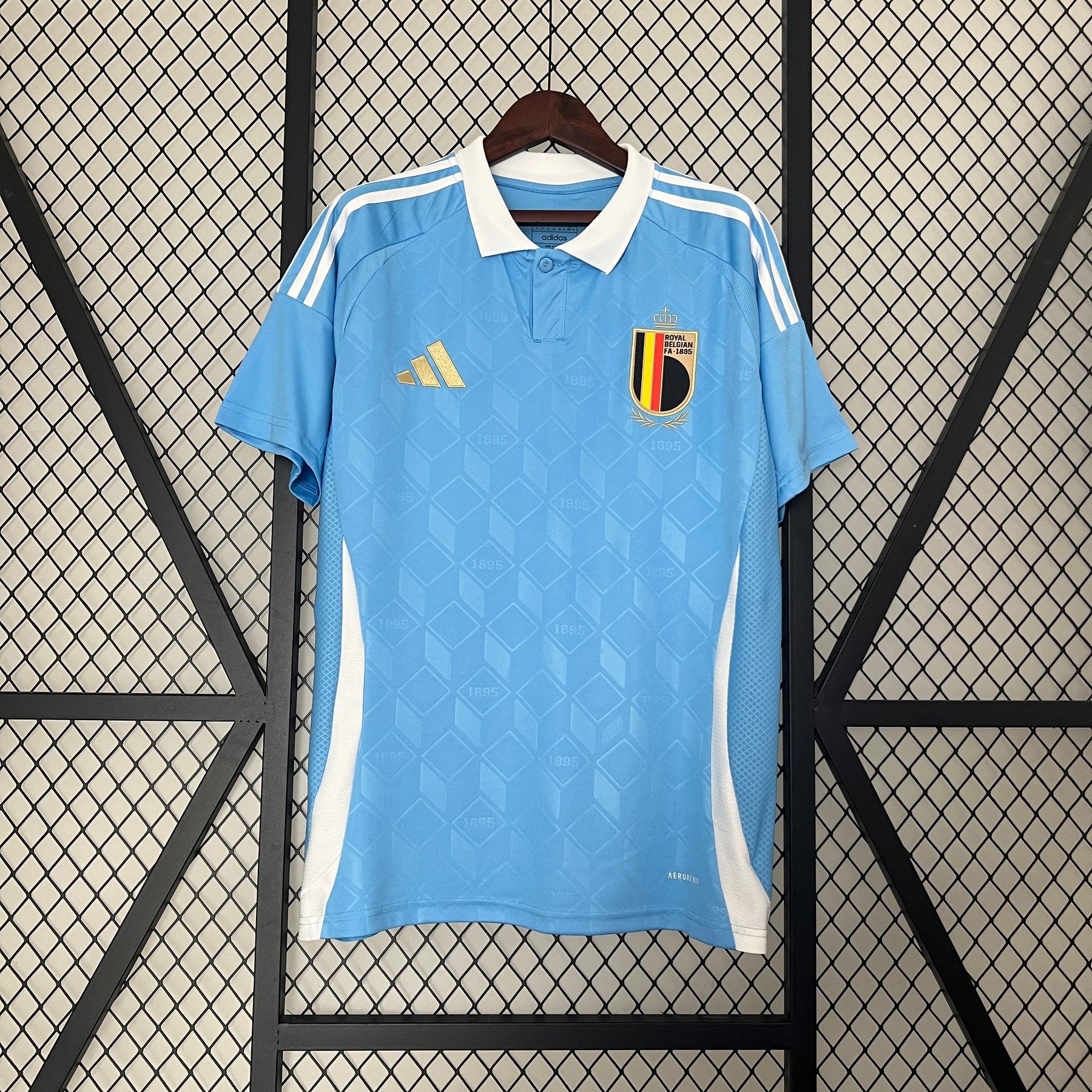 Camisa Seleção Bélgica Away 2024/25 - Adidas Torcedor Masculina - Azul/Branca