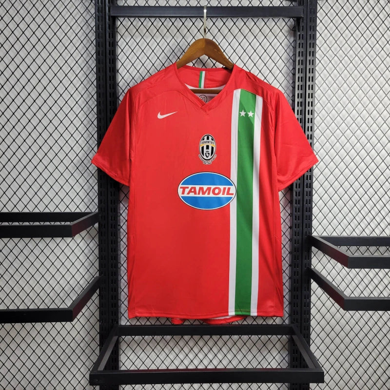 Camisa Juventus Away 2005/06 - Nike Retrô Masculina - Vermelha/Verde