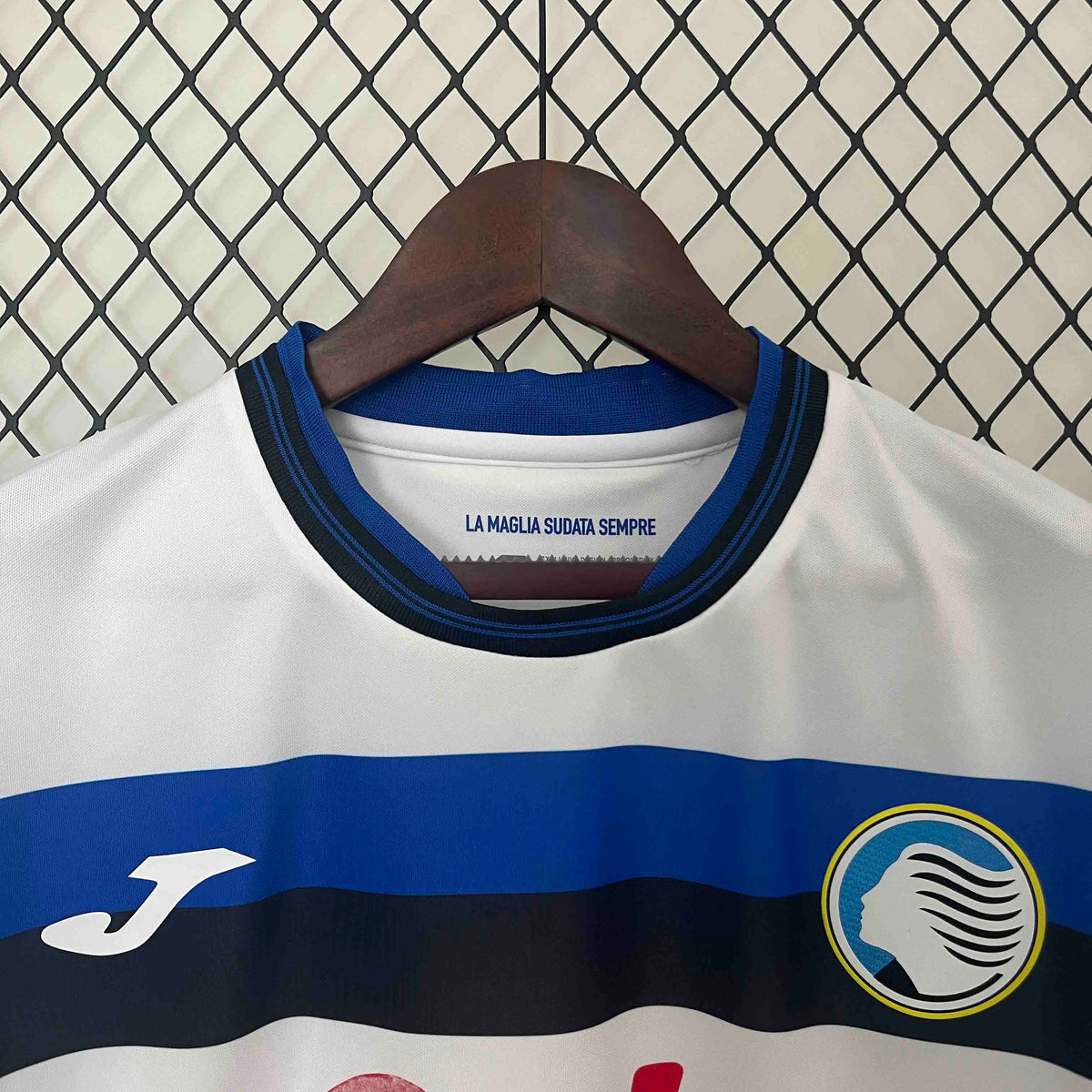 Camisa Atalanta Away 2024/25 - Joma Torcedor Masculina - Branca/Azul