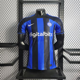 Camisa Inter de Milão Home 2022/23 - Nike Jogador Masculina - Preta/Azul