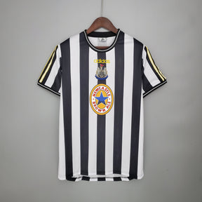 Camisa Newcastle Home 1997/99 - Adidas Retrô Masculina - Branca/Preta