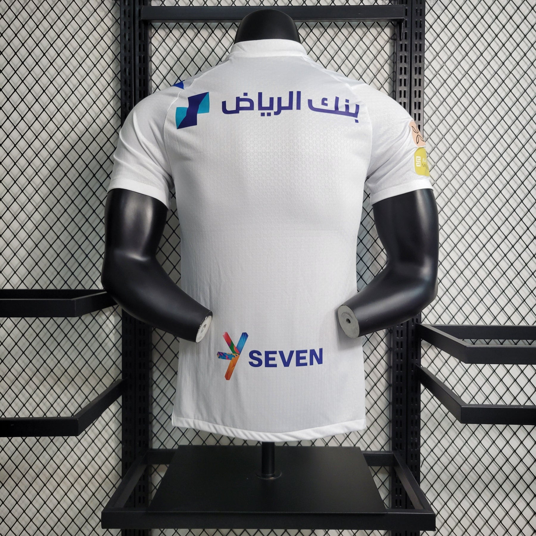 Camisa Al-Hilal Away 2023/24 - Puma Jogador Masculina - Branca/Azul