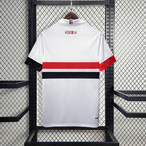 Camisa São Paulo Home  2024/25 - New Balace Torcedor Masculina - Branca/Preta