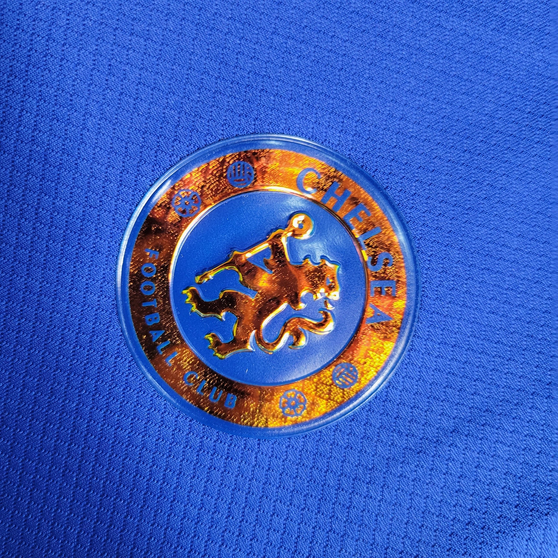 Kit Infantil Chelsea Home 2023/24 - Nike Torcedor - Azul/Dourado