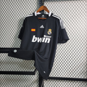 Camisa Real Madrid Third 2008/09 - Adidas Retrô Masculina - Preta