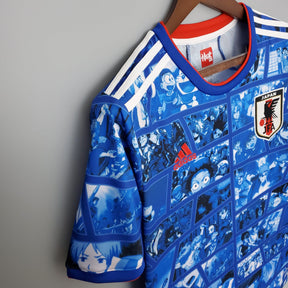 Camisa Seleção Edição Especial Anime Japão 2020/21 - Adidas Torcedor Masculina - Azul