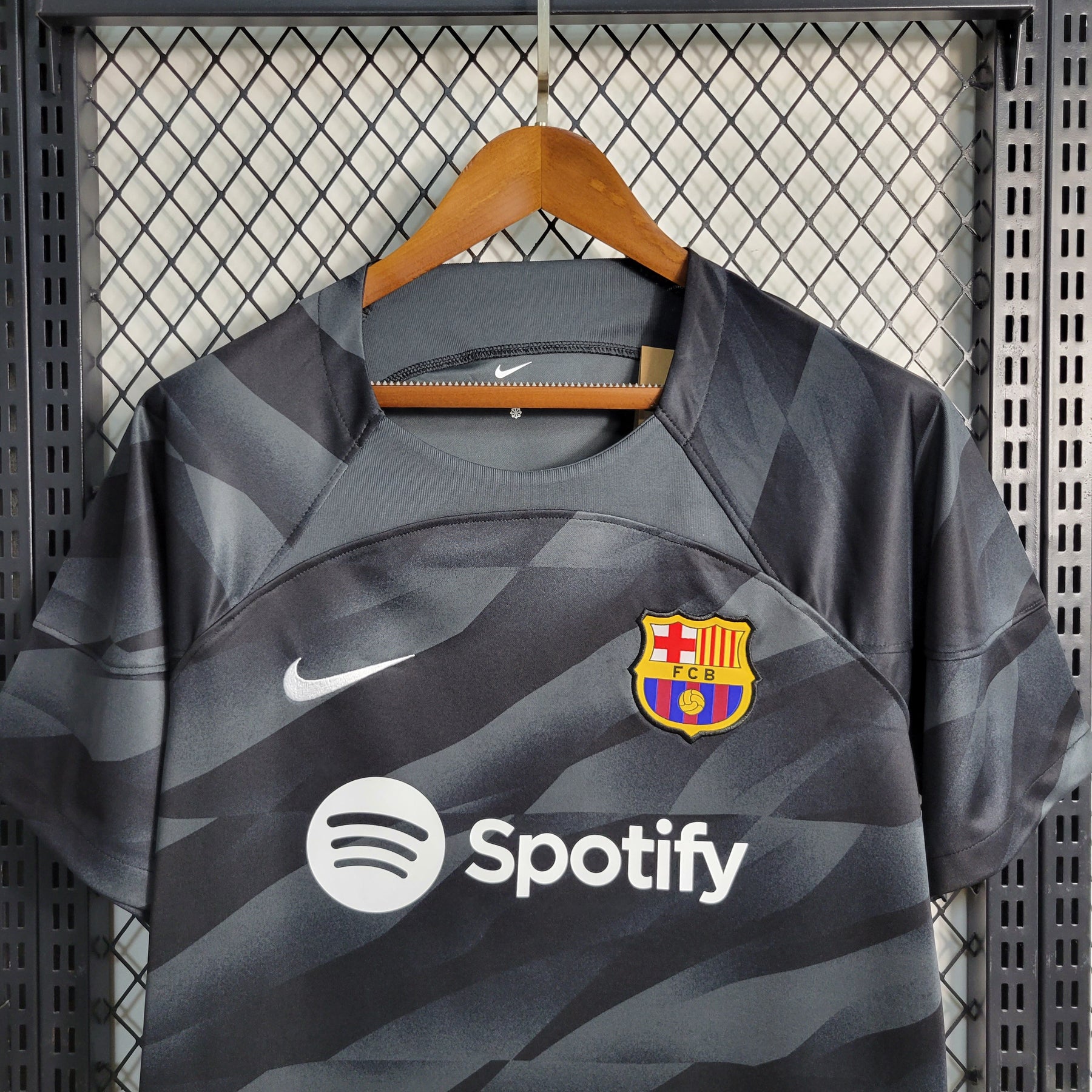 Camisa Barcelona Goleiro 2023/24 - Nike Torcedor Masculina - Preta