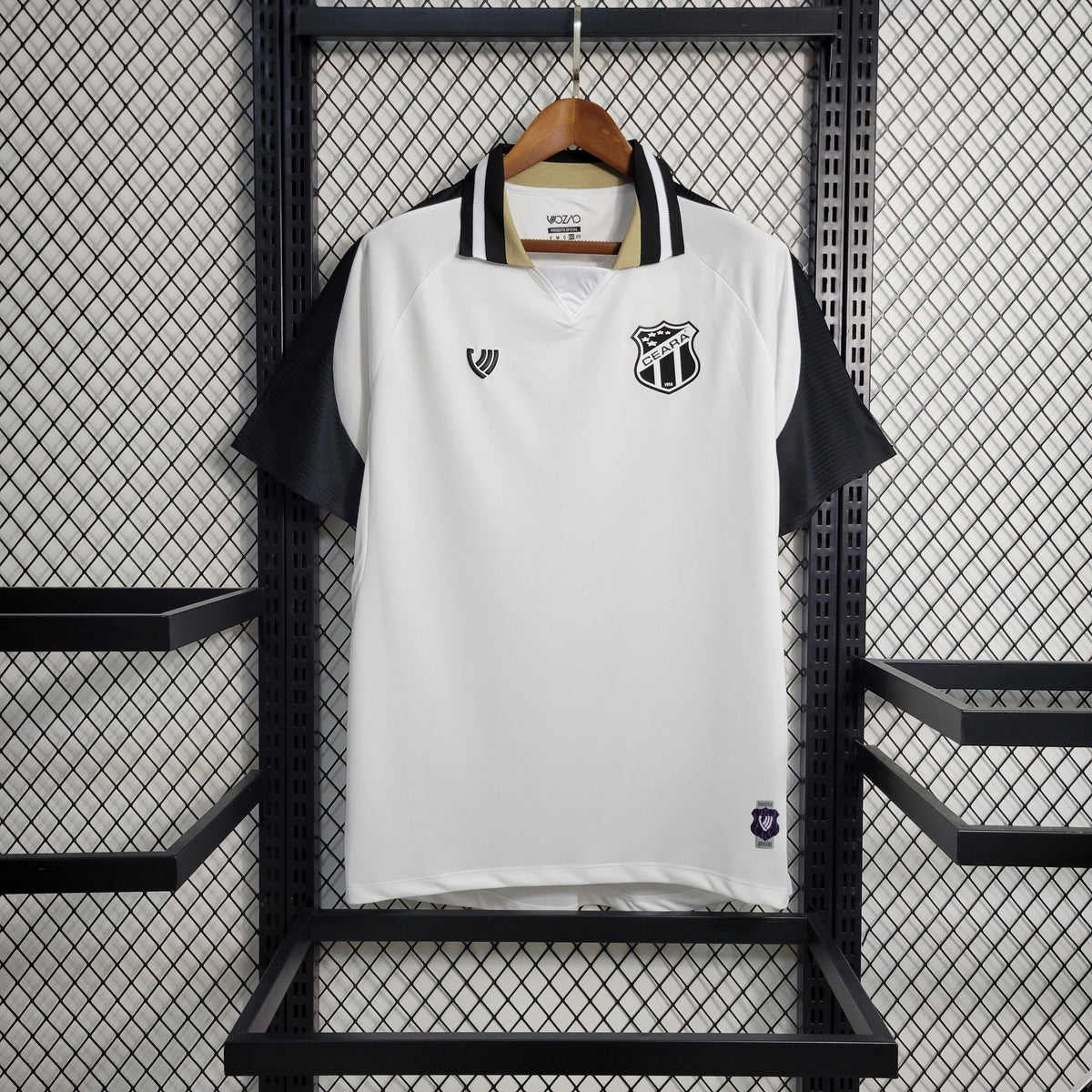 Camisa Ceará Away 2023/24 - Torcedor Masculina - Branca/Preta