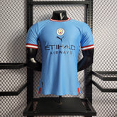 Camisa Manchester City Home 2022-23 - Puma Jogador Masculina - Azul