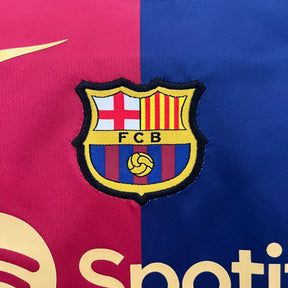 Body Infantil Barcelona Home 2024/25 - Nike Torcedor - Azul/Vermelha