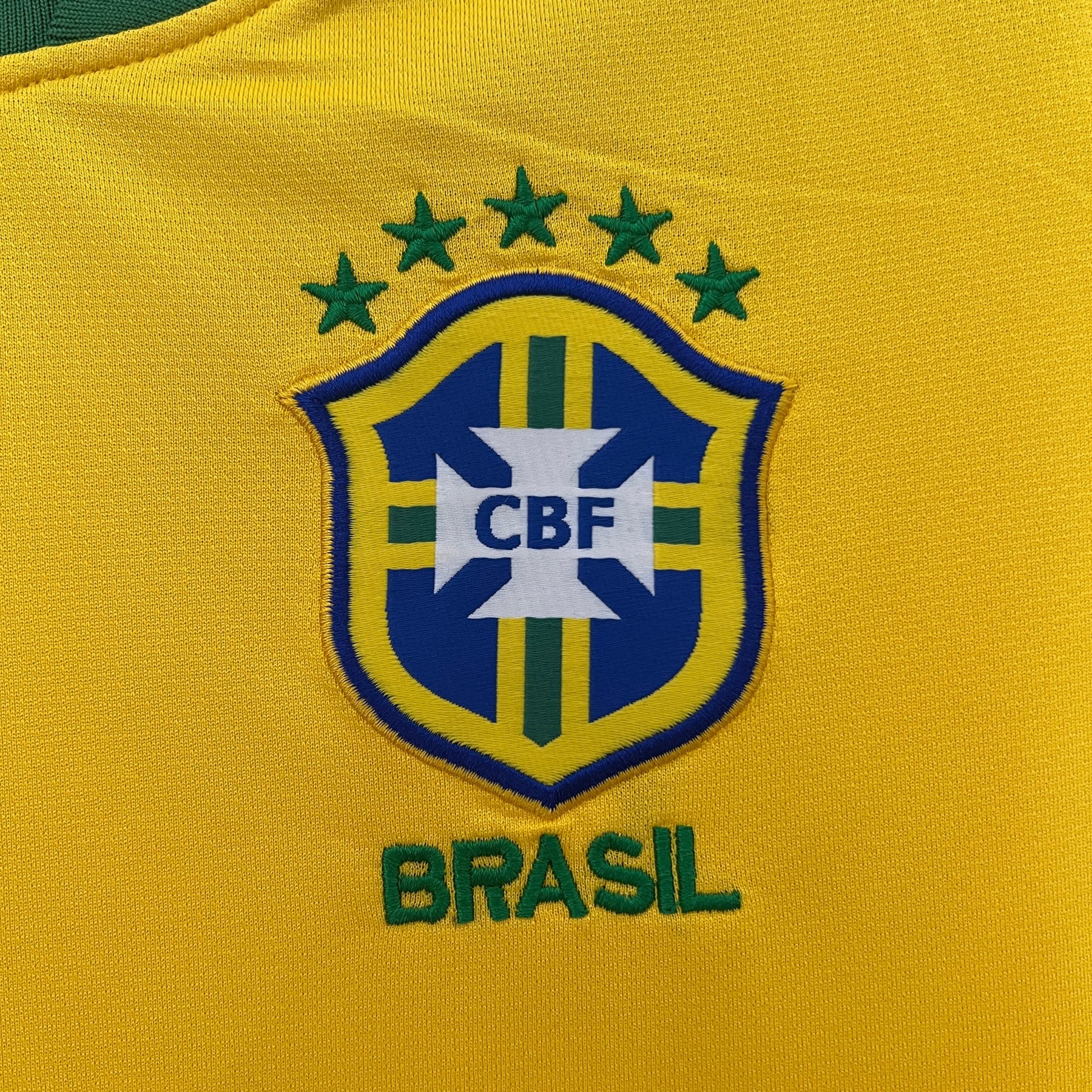 Camisa Seleção Brasil Home 2010 - Nike Retrô Masculina - Amarela/Verde