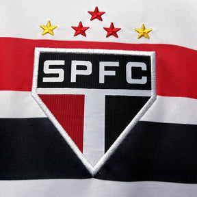 Camisa São Paulo Home  2024/25 - New Balace Torcedor Masculina - Branca/Preta