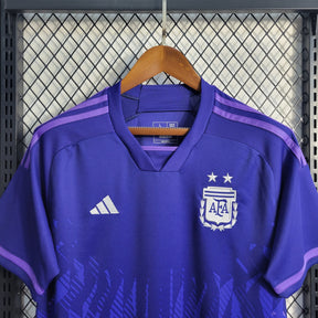 Camisa Seleção Argentina Away 2023/24 - Adidas Torcedor Masculina - Azul/Roxa