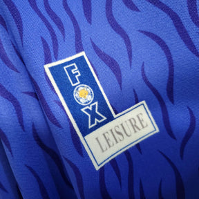 Camisa Leicester City Home 1992/94 - Fox Retrô Masculina - Azul