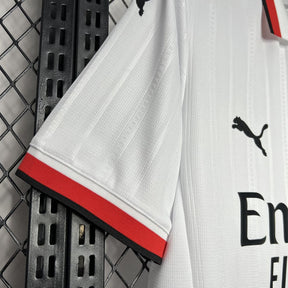 Camisa Milan Away 2024/25 - Puma Torcedor Masculina - Branca/Vermelha