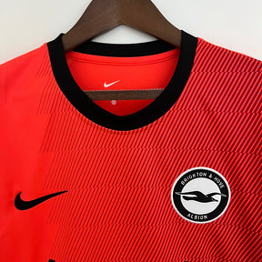 Camisa Brighton Away 2022/23 - Nike Torcedor Masculina - Vermelha/Preta