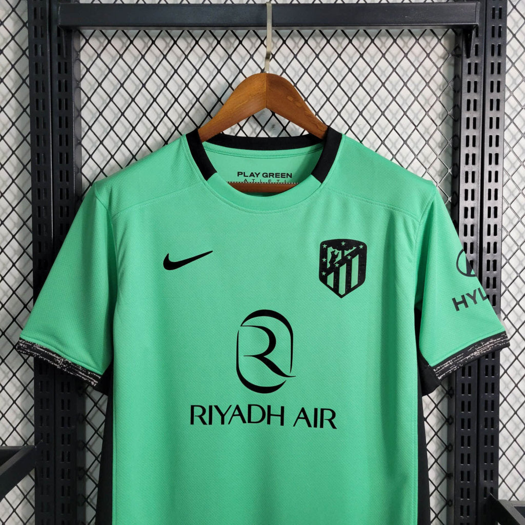 Camisa Atlético de Madrid Third 2023/24 - Nike Torcedor Masculina - Verde/Preta