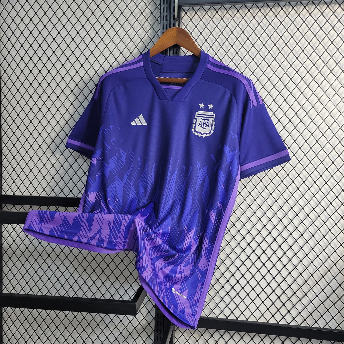 Camisa Seleção Argentina Away 2023/24 - Adidas Torcedor Masculina - Azul/Roxa