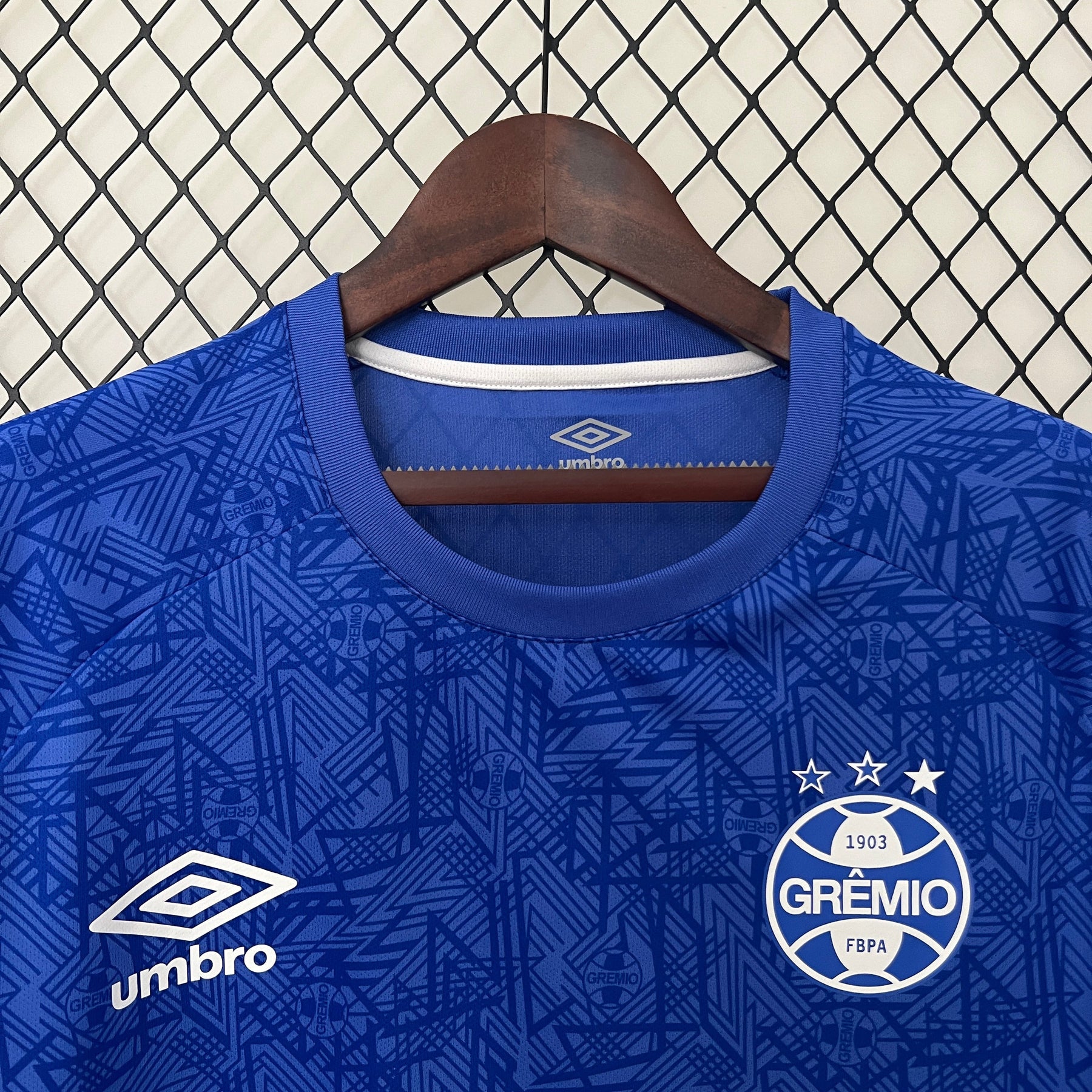 Camisa Grêmio Goleiro 2024/25 - Umbro Torcedor Masculina - Azul