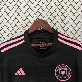 Camisa Inter Miami Away 2024/25 - Adidas Torcedor Masculina - Preta/Rosa