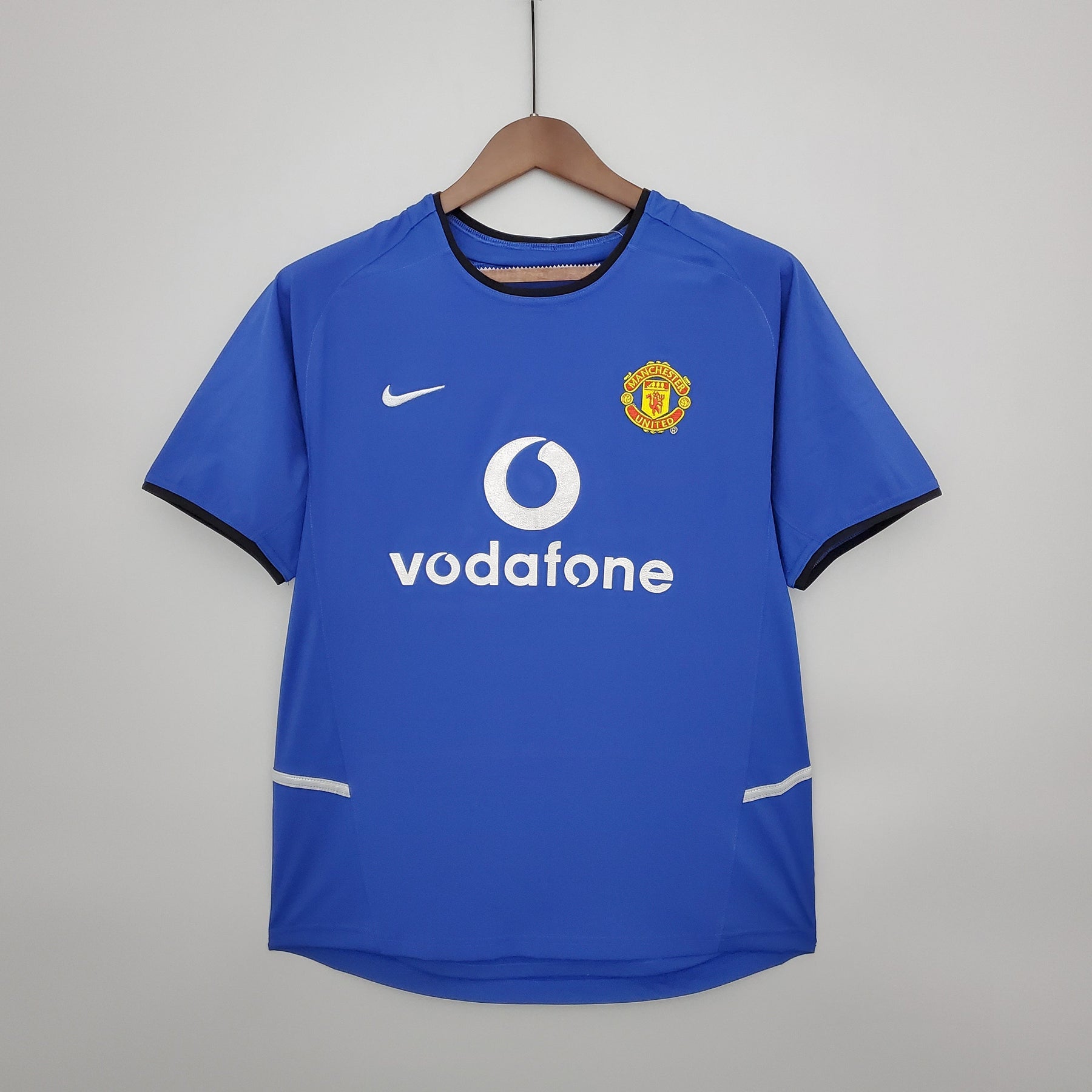 Camisa Manchester United Away 2002/04 - Nike Retrô Masculina - Azul