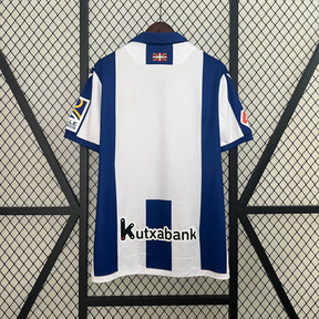 Camisa Real Sociedad Home 2024/25 - Torcedor Masculina - Azul/Branca