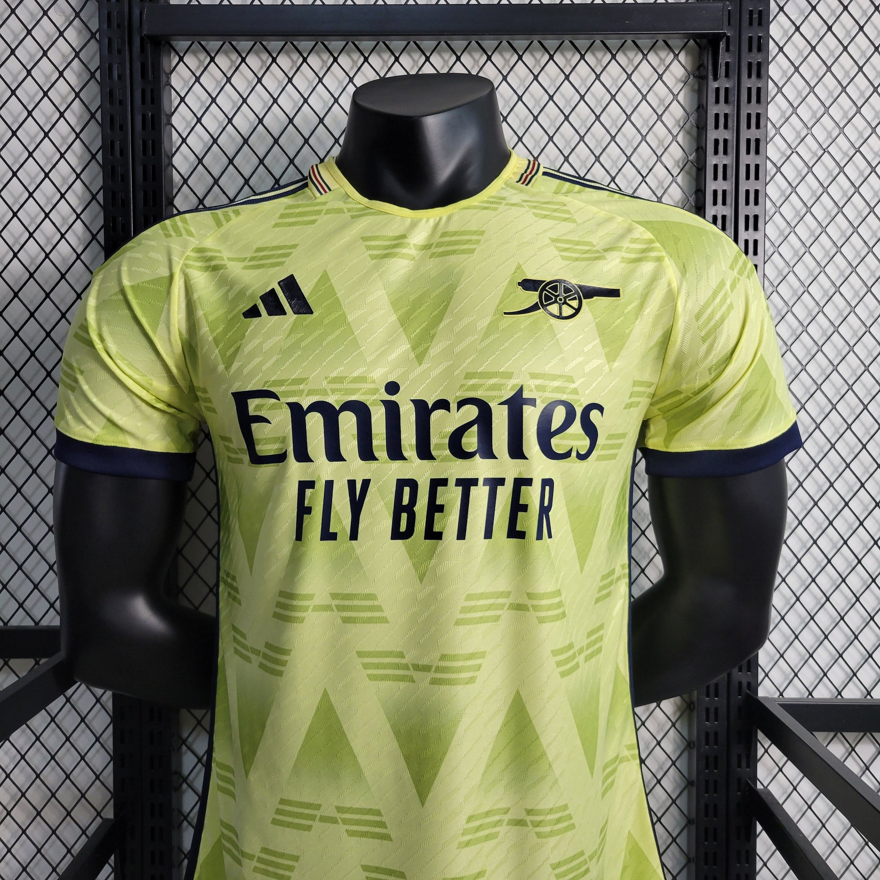 Camisa Arsenal Away 2023/24 - Adidas Jogador Masculina - Verde/Preta