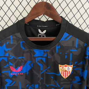 Camisa Sevilla Third 2023/24 - Castore Torcedor Masculina - Azul/Preta