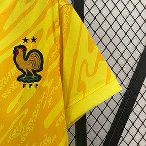 Camisa Seleção França Goleiro 2024/25 - Nike Torcedor Masculina - Amarela