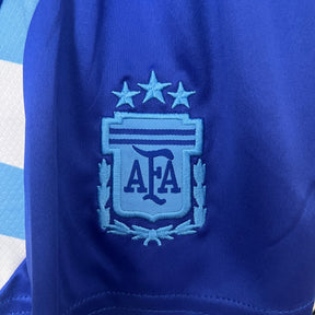 Kit Infantil Seleção Argentina Away 2024/25 - Adidas Torcedor - Azul