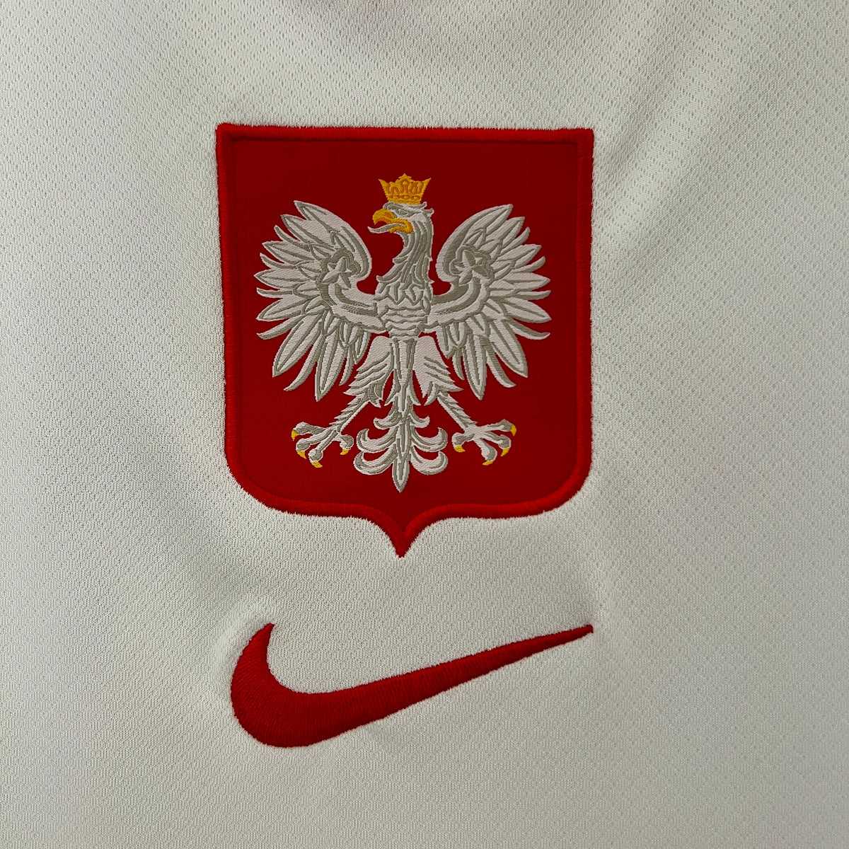 Camisa Seleção Polônia Home 2024/25 - Nike Torcedor Masculina - Branca/Vermelha