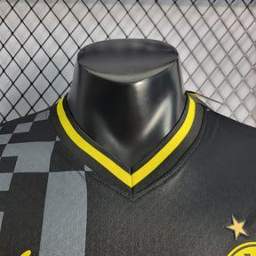 Camisa Borussia Dortmund Away 2022/23 - Puma Jogador Masculina - Preta/Amarela