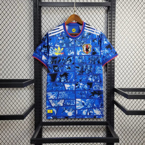 Camisa Seleção Japão Anime 2024/25 - Adidas Torcedor Masculina - Azul/Branca