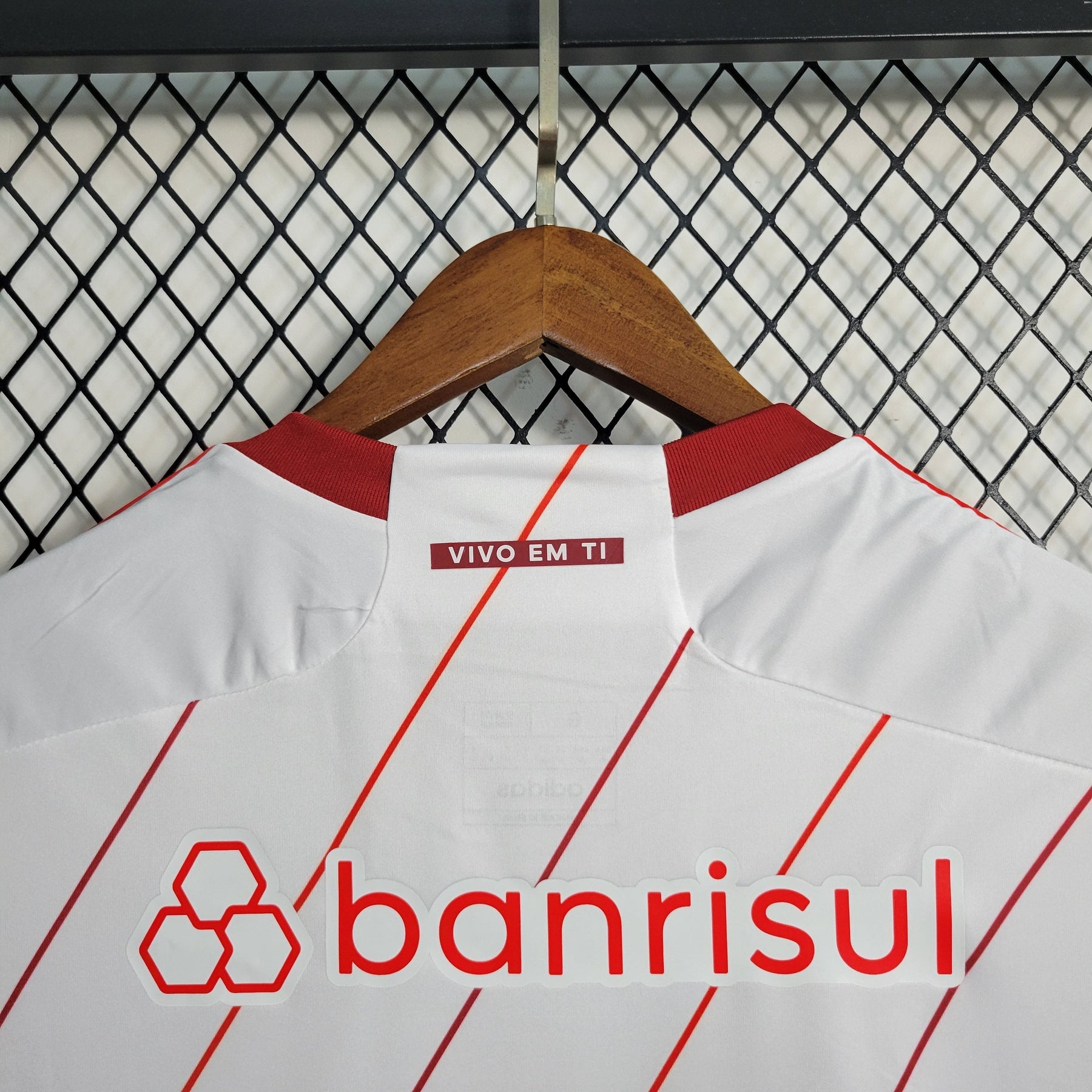 Camisa Internacional Away 2023/24 - Adidas Torcedor Masculina - Branca/Vermelha