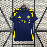 Camisa Al-Nassr Away 2024/25 - Adidas Torcedor Masculina - Azul/Amarela